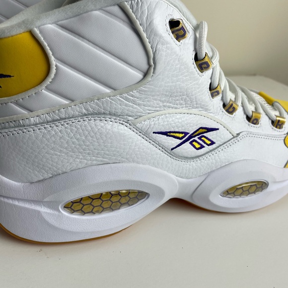 🔥New Reebok Question Mid "Yellow Toe". Brand new, original box. Iverson shoe! - Picture 2 of 10